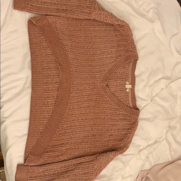 Urban Outfitters cropped chenille sweater - Picture 3 of 3